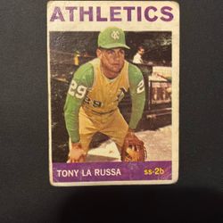Tony LaRussa Rookie 1964 Tops 244 