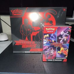 Pokemon Destined Rivals ETB + Booster Bundle (6 Pack)