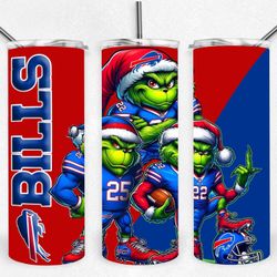 Buffalo Bills Football Grinch Tumbler