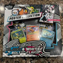 Scarlet & Violet Black Bolt Poster & White Flare Poster Collection