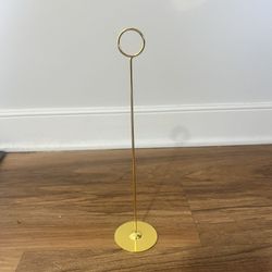 16 12” Gold Table Number Holders 