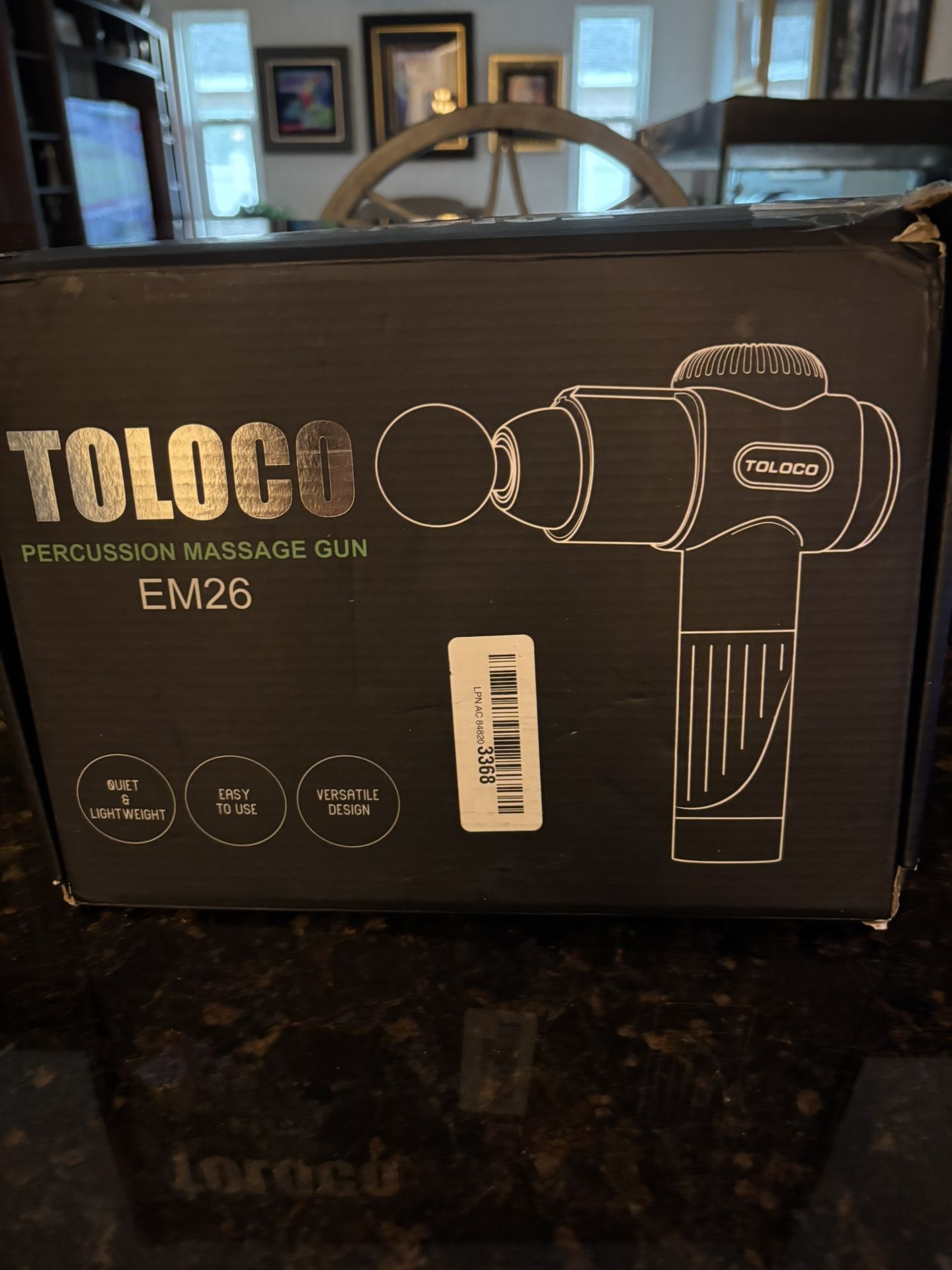 New Toloco Massage Gun . Color Black