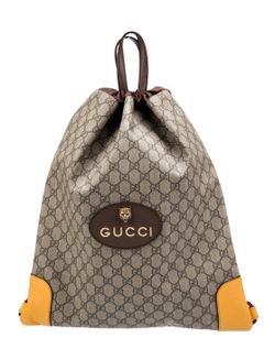 Gucci Supreme Neo Vintage Drawstring Backpack 