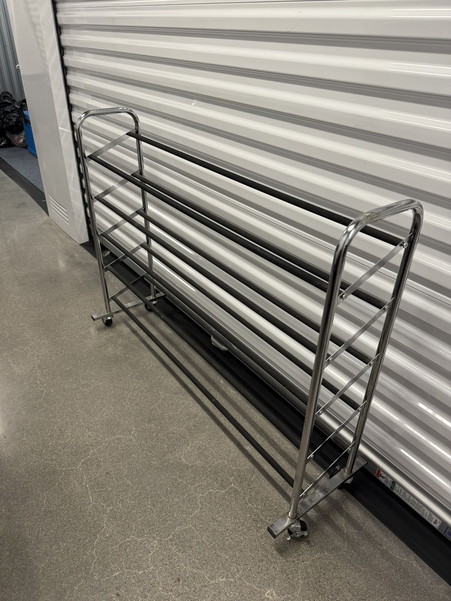 5 tier Rolling Shoe rack