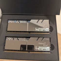 G Skill Trident Z Royal 32gb 2x16gb 3600 MHz Ddr4 RAM