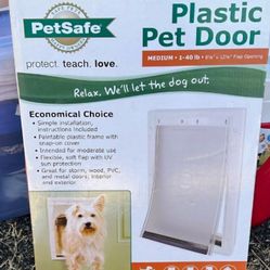 Pet Door For MEDIUM Size Dogs. Simple Installation