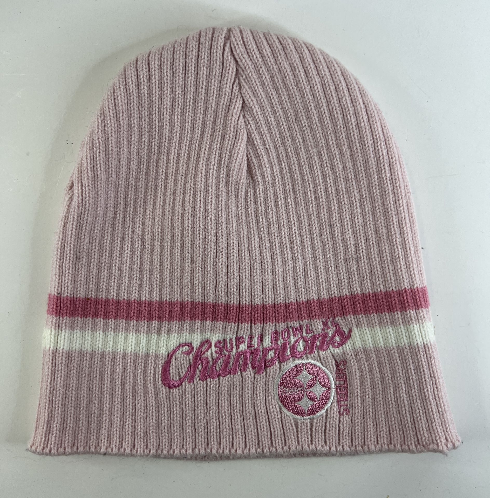 NFL Pittsburgh Steelers 2006 NFL Super Bowl XL Champions Women's Pink Beanie