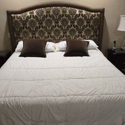 Custom-Made Headboard W/Frame
