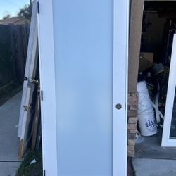 White Laminated Interior Door 