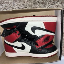 Jordan 1 High Bred Toe Size 10.5