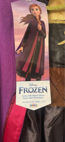 Disney Frozen Anna Adventure Dress Size 4-6X