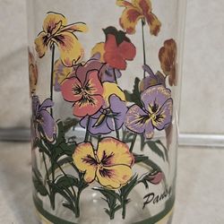 10 Piece Floral Glasses Set 