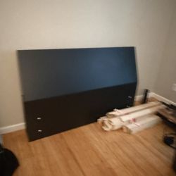 Black Queen Sized Headboard 