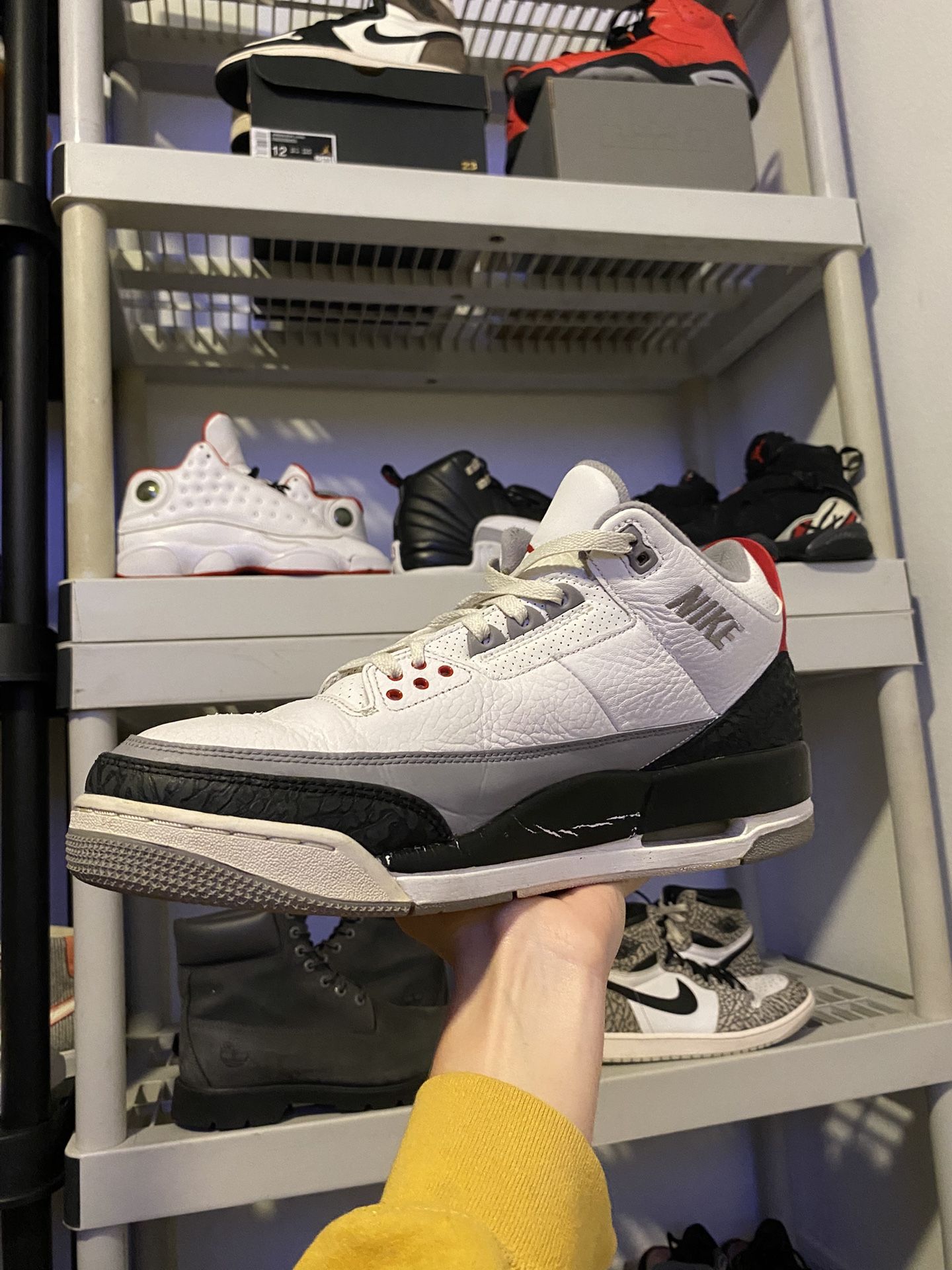 Size 12.5 - air Jordan 3 Retro NRG Tinker 2018 (used)