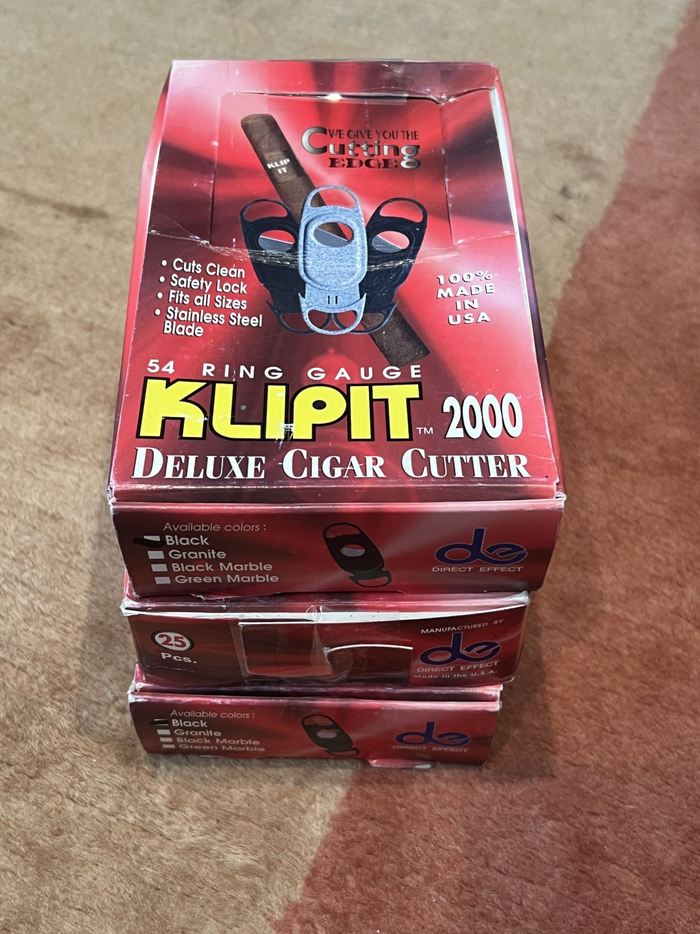 Cigar Cutters - 3 Boxes