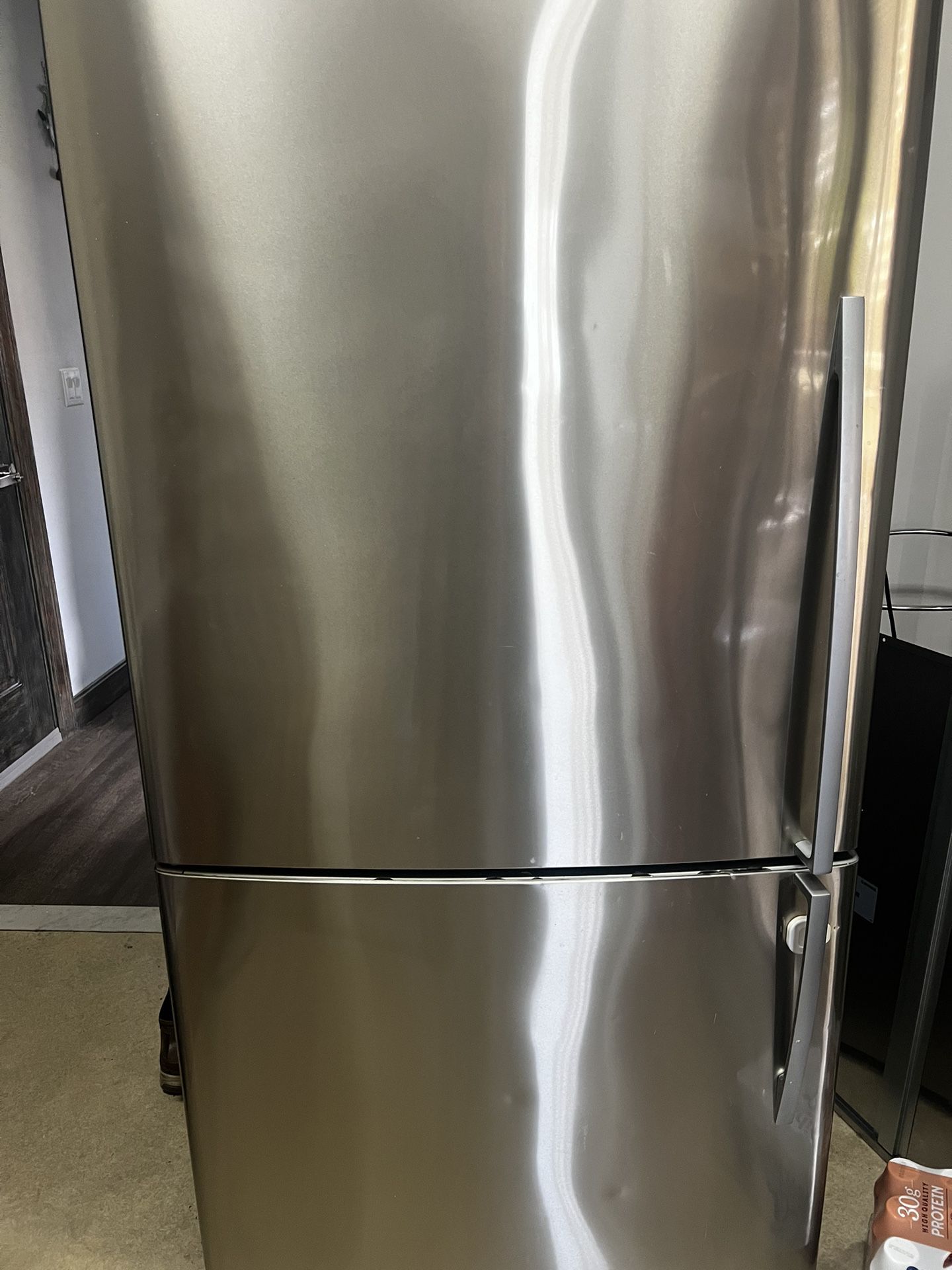 Stainless Steel Fridge- Well Maintained and Still Working 