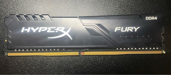8GB HyperX Fury DDR4 3200Mhz CL16 Latency | 8GB Crucial Ballistix DDR4 3200Mhz CL16 Latency