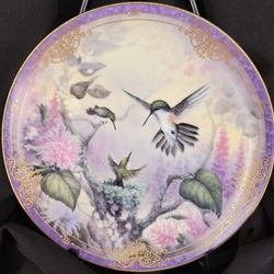 Bradford Exchange Decorative Hummingbird Plates
