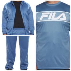 New 3X 3 Piece Fila Jogger Tracksuit/Shirt