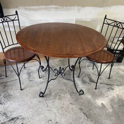 Table And 2 Chairs 