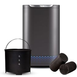 Nagual Electric Kitchen Composter, Indoor Mill Grinder Food Recycler Bin, 0.66gal/Odorless/Low Noise/Auto-Stop, Countertop Disposer Turn Food Waste in