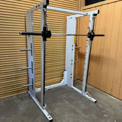 Paramount Commercial Gym Smith Machine- Counterbalanced With Linear Bearings, Commercial Olympic Gym Equipment 