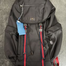 Gucci Techno Canvas Backpack Black