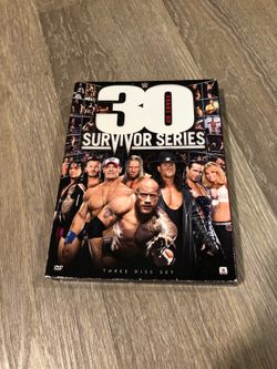 WWE Survivor series three disc set