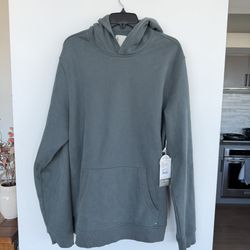 New: Vuori Large Seaside Pullover Hoodie Smoker Beryl Green Teal