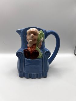 Rare 1990 Peanuts Linus Ceramic Creamer Pitcher Willitts Designs Vintage