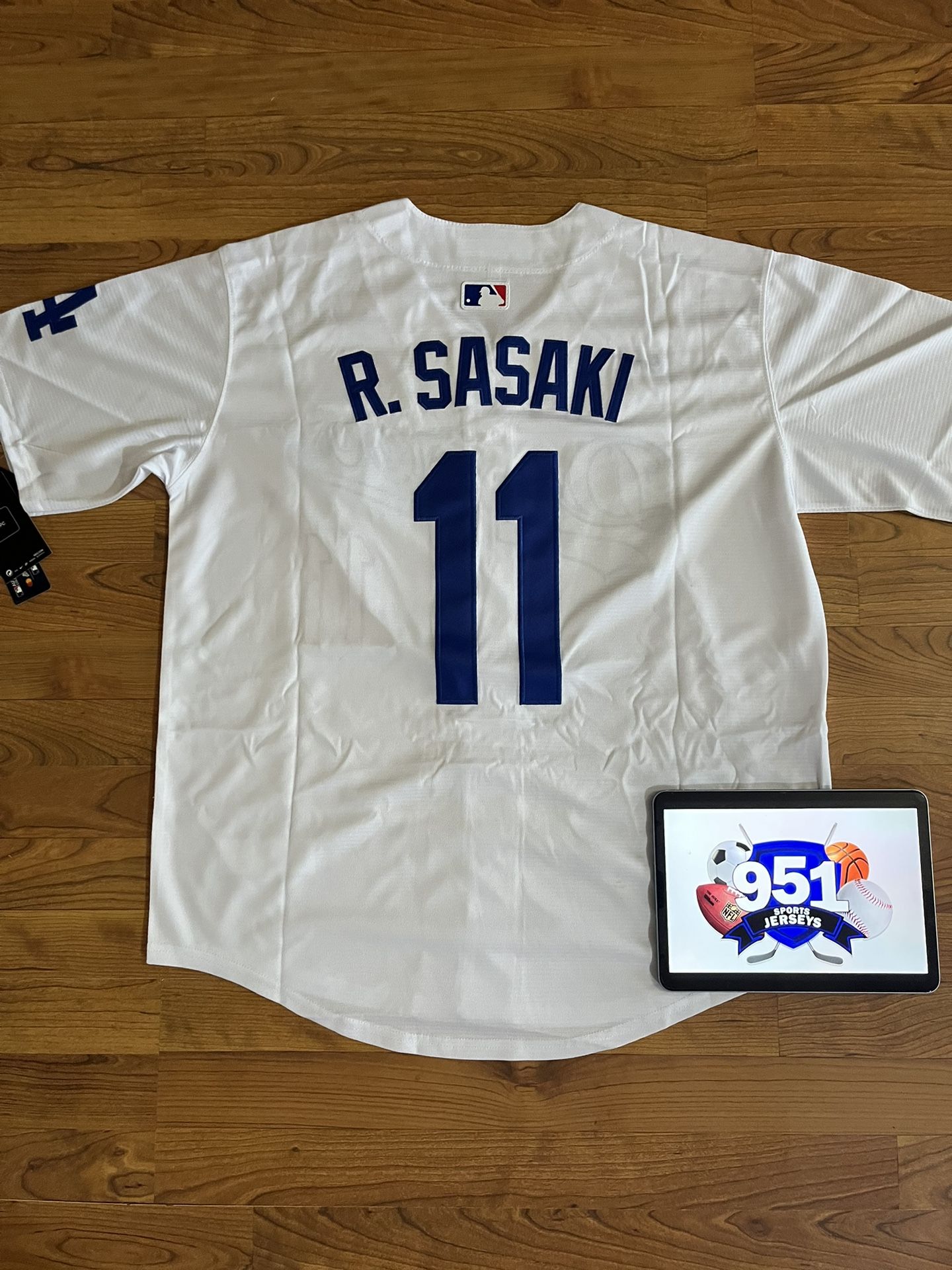 Los Angeles Dodgers Stitched White Roki Sasaki Jerseys