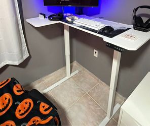 Electric White Desk