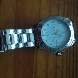 DAISEY FUENTAS STAINLESS STEEL WATCH