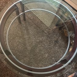 Glass End Table