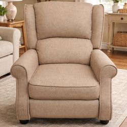 Brown power recliner chair