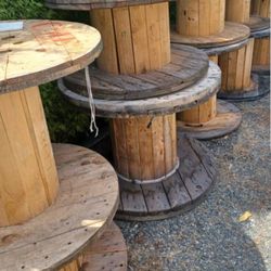 Wooden Spools 