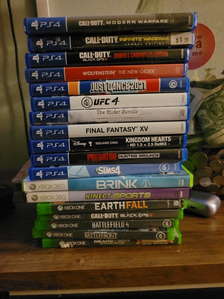 Xbox One  And PS4 Game Lot