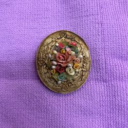 Vintage Flower Brooch 