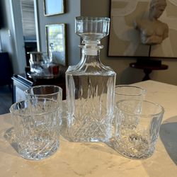 Whiskey  Decanter And  Glasses Set