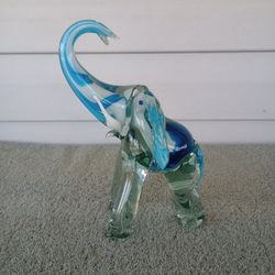 Art Glass Hand Blown Elephant figurine