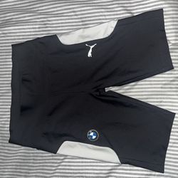 Black BMW Motorsport Biker Shorts - Size XSmall 