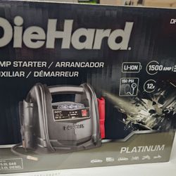 Diehard Platinum 4in1 1500amp Battery Jump Starter With Air Compressor