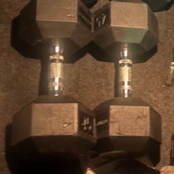 40 LB Dumbbells 