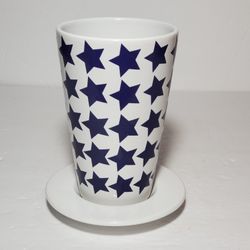 Star Drinking Glass with Saucer Ikea