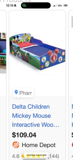 Toddler bed