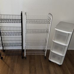 Rolling Rack Storage & Bins 