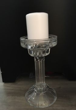 Real Crystal candle holder centerpiece $15