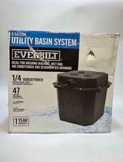 🔥 Basin Pre-Plumbed Sink Tray System – 1/4 HP Sump Pump (Retail $370)