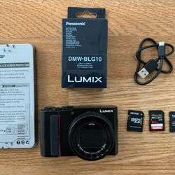 Panasonic LUMIX DC-TX2 20.1MP Digital Camera Black Japanese - great condition!