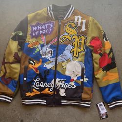 Looney Tunes Squad Collab Varsity Bomber Jacket 